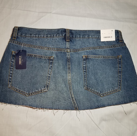 Forever 21 Denim Mini Skirt - Picture 6 of 7